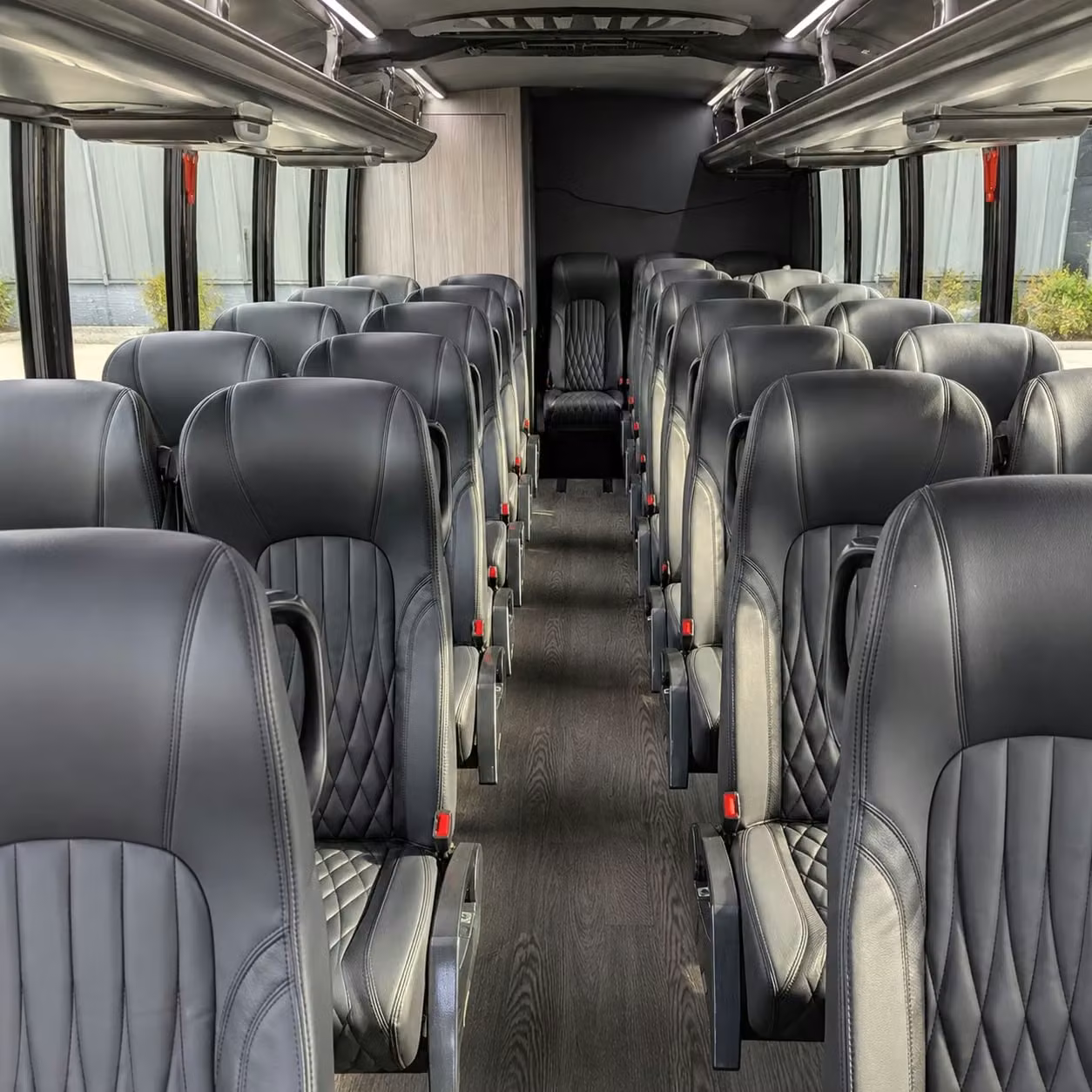 25 passenger minibus inside