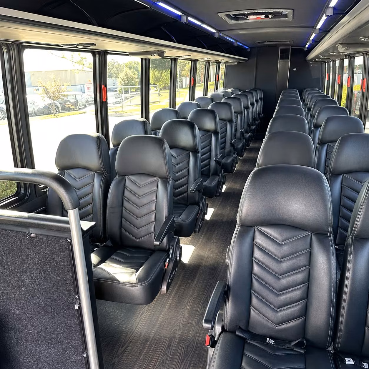 28 passenger minibus inside