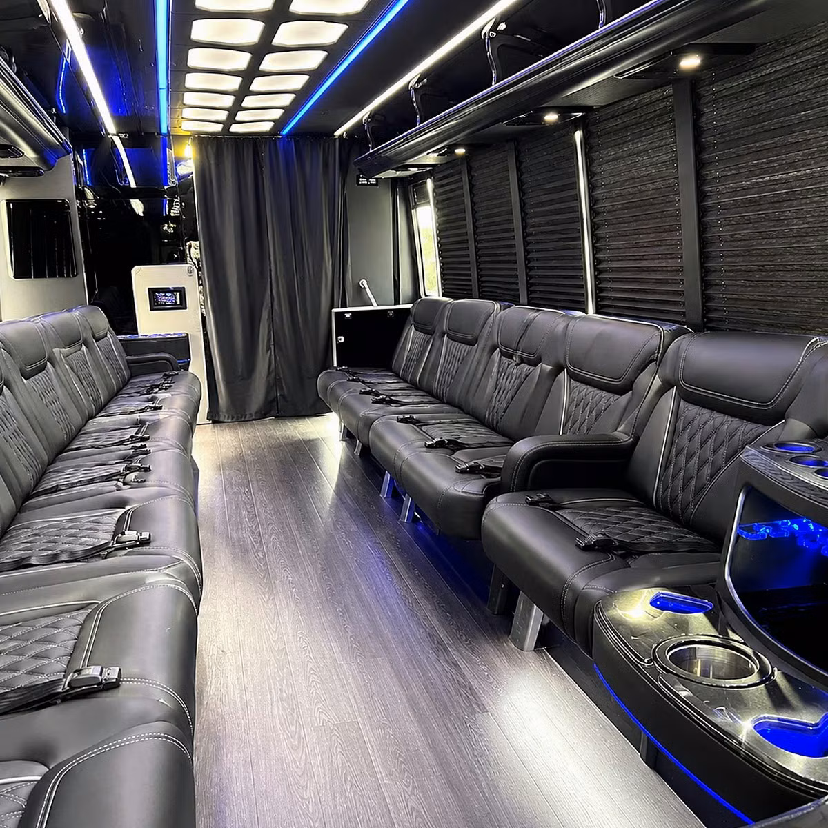 party bus interior