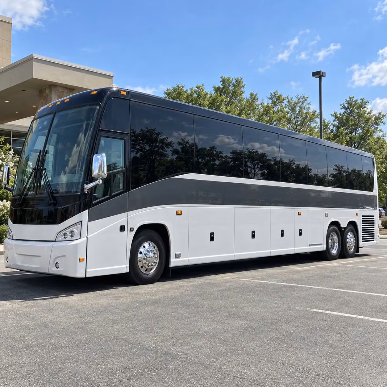 shuttle buses for fresno wedding guests staying downtown