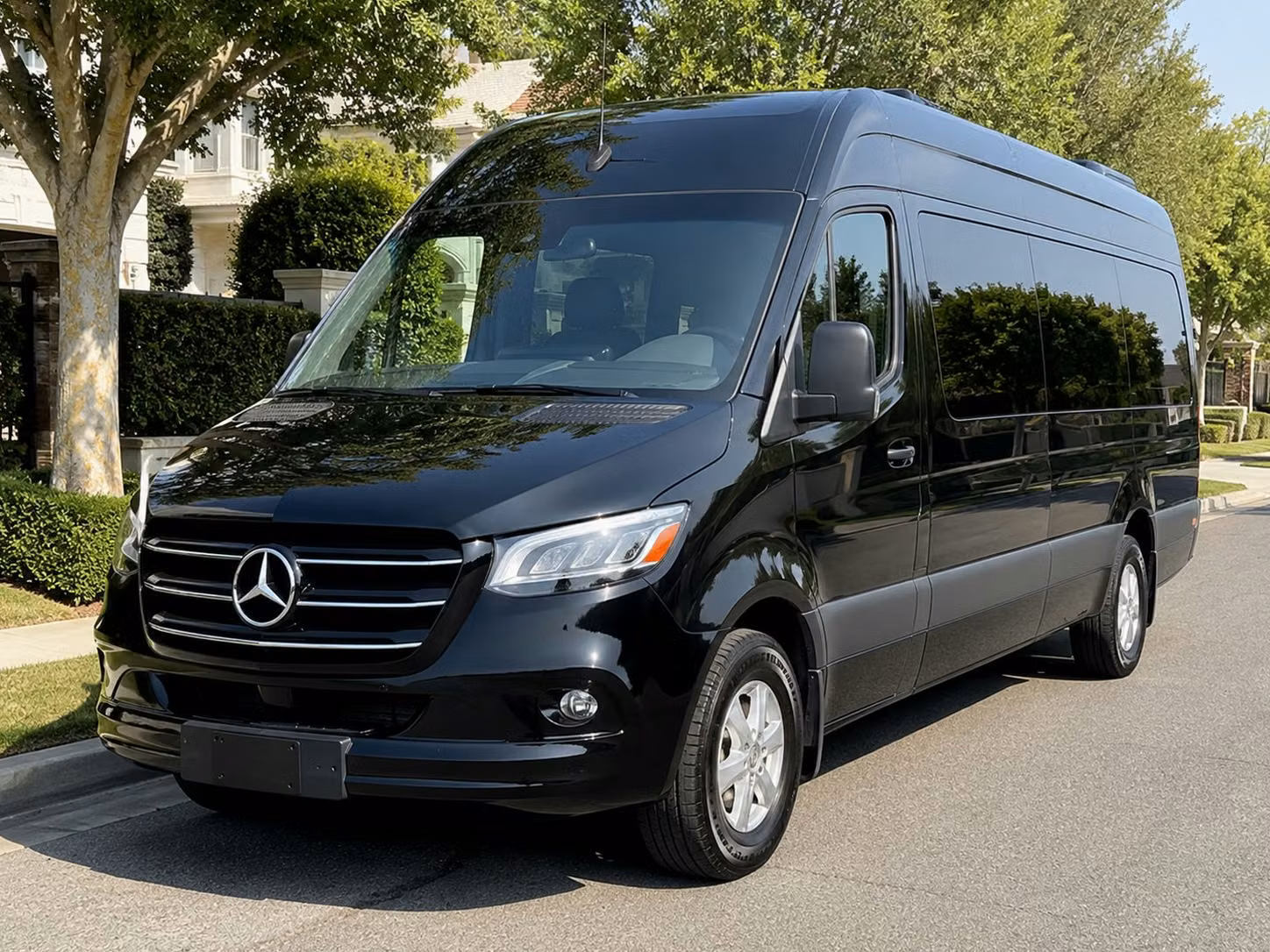 sprinter van with driver